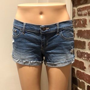 Hollister blue Jean shorts size 5